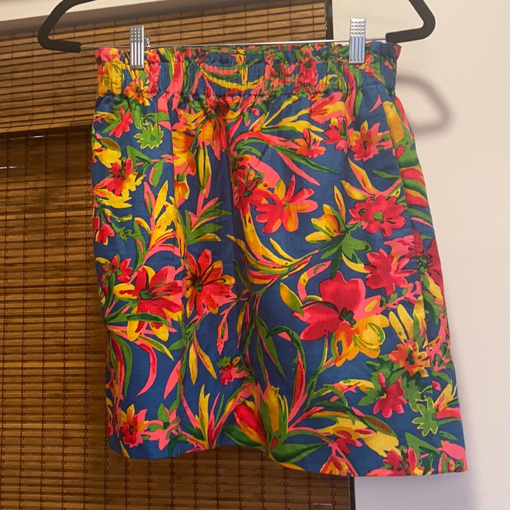J Crew Floral Skirt